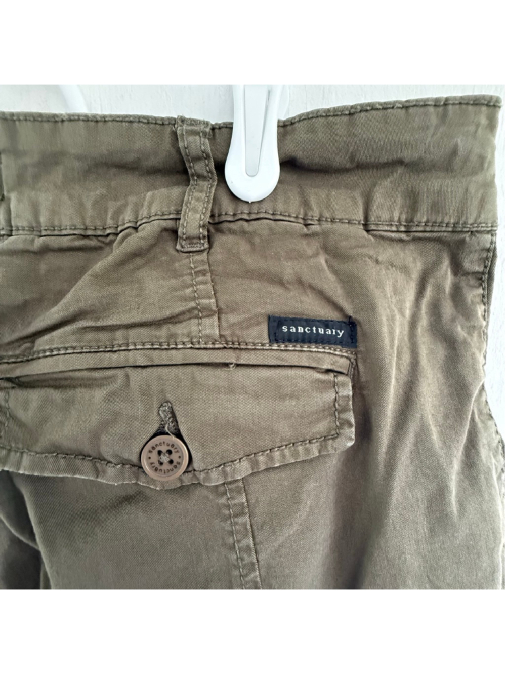 Sanctuary Standard Surplus Cargo Jogger Pants Tan Size 31 - Picture 3 of 6